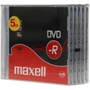 MAXELL DVD-R 4.7GB JEWEL CASE 5-PACK 275517